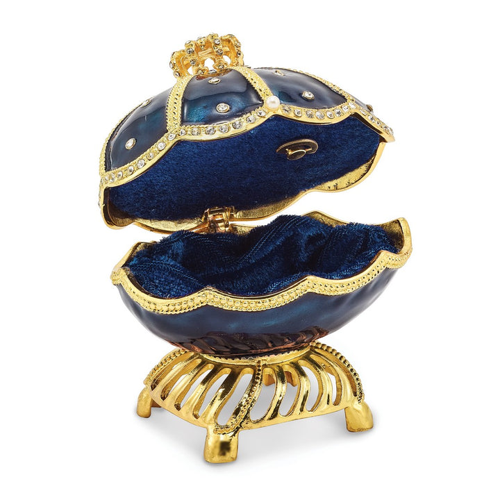 Bejeweled Royal Blue Musical Majestic Egg
