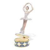 Bejeweled Ballerina Trinket Box with Charm Pendant