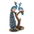 Bejeweled Large Peacock Lovers Trinket Box with Charm Pendant