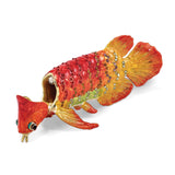 Bejeweled Koi Fish Trinket Box with Charm Pendant
