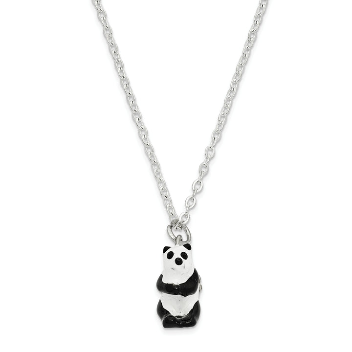 Bejeweled & Full Crystal Panda Bear Trinket Box with Charm Pendant