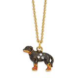 Lux by Jere Bejeweled KNOX Bluetick Coonhound Trinket Box
