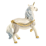 Lux by Jere Bejeweled SUNNY Enchanted Unicorn Trinket Box