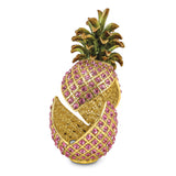 Lux by Jere Bejeweled FRIENDSHIP & HOSPITALITY Pink Pineapple Trinket Box