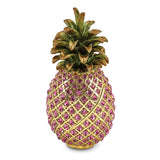 Lux by Jere Bejeweled FRIENDSHIP & HOSPITALITY Pink Pineapple Trinket Box
