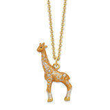 Lux by Jere Bejeweled JASMIN & JASPER Mother & Baby Giraffes Trinket Box