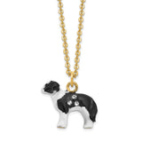 Lux by Jere Bejeweled BRUNO Border Collie Trinket Box