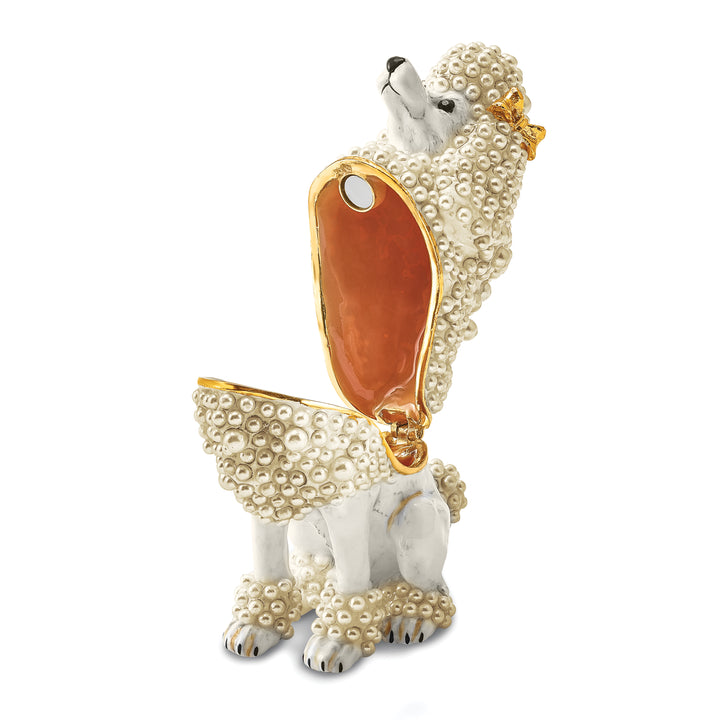 Lux by Jere Bejeweled FIFI French Poodle Trinket Box