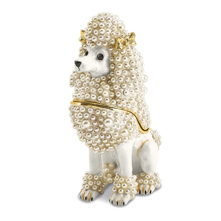 Lux by Jere Bejeweled FIFI French Poodle Trinket Box