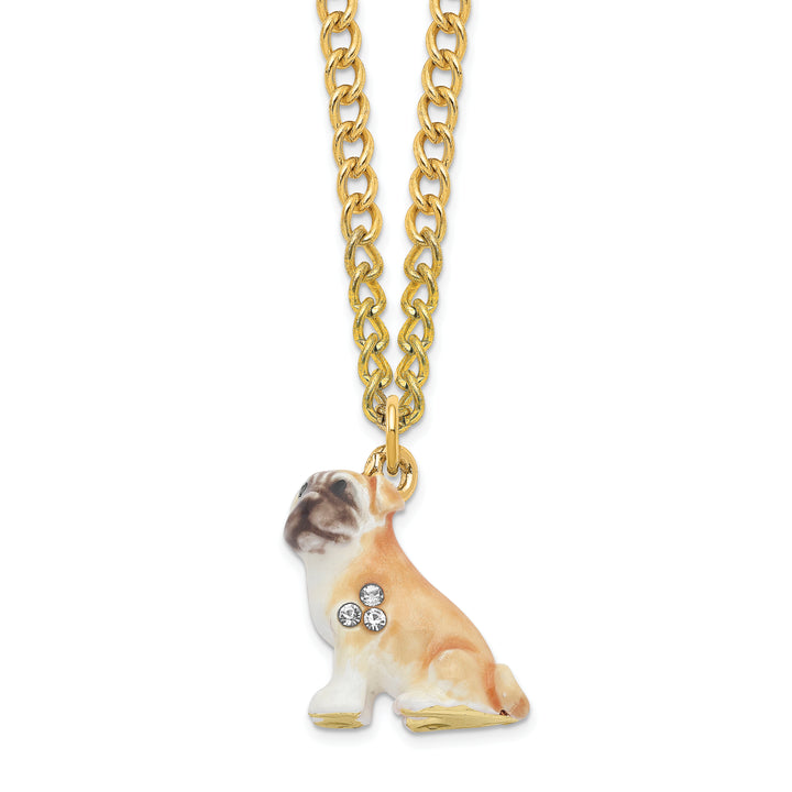 Lux by Jere Bejeweled WEDNESDAY Pug Trinket Box