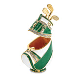 Lux by Jere Bejeweled GAME OF FORES Golf Bag Trinket Box