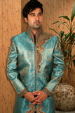 Uber Cool Indian Wedding Indo-Western Sherwani for Men -BL1024