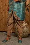 Uber Cool Indian Wedding Indo-Western Sherwani for Men -BL1024