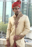 Apple Cut Ethnic Dhoti Indian Wedding Sherwani For Men - BL2011