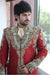 Royal Maroon Ethnic Dhoti Indian Wedding Sherwani For Men - BL2015