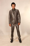 Trendy V Neck Style Plantain Green Designer Wedding Suit- BL3004