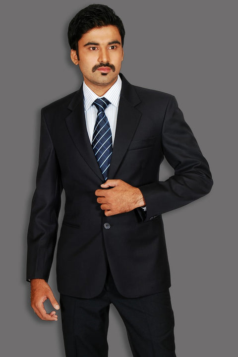 Designer Navy Wedding Reception Formal Suit-BL3013