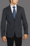 Designer Midnight Blue Wedding Reception Formal Suit-BL3014