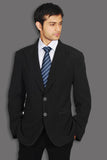 Designer Black Wedding Reception Formal Suit-BL3015