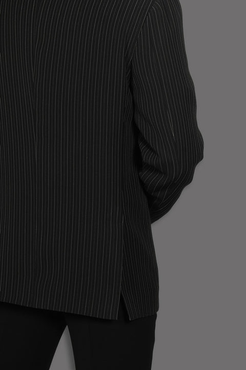 Designer Black Wedding Reception Formal Suit-BL3015