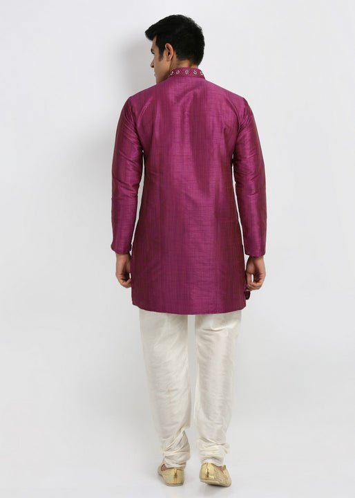 Graceful Indian Traditional Purple Kurta Set- BL4021SNT