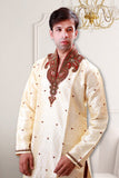 Readymade Trendy Cream Indian Traditional Kurta Set- BL4039SNT