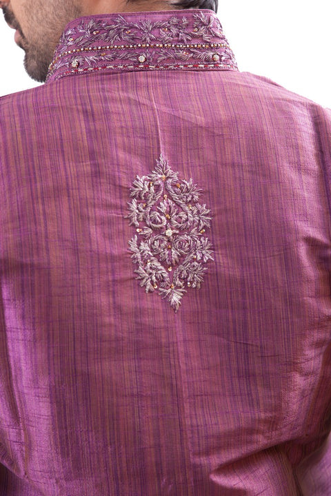 Purple Indian Traditional Kurta Pajama Set- BL4046SNT