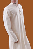 Comfortable Light Weight Solid Beige Cotton Kurta Pajama Set - BL4107SNT