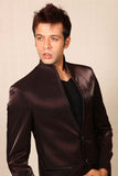 Grandeur Wine Colored Blazer For Men - BL5007SNT