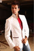 Fancy White Linen Blazer For Men - BL5008SNT