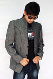 Astonishing Modern Grey Linen Blazer For Men - BL5015SNT