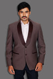 Light Brown Stylish Linen Blazer For Men - BL5018SNT