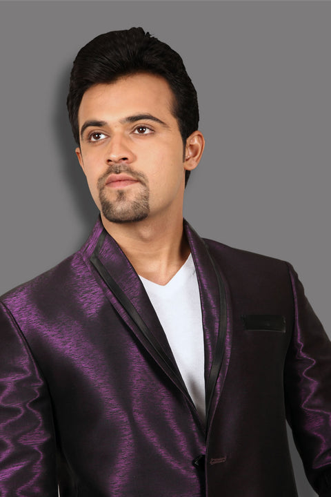 Flamboyant Russell Purple Blazer for Men Saris and Things Flamboyant Russell Purple Blazer for Men Saris and Things
