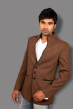 Beautiful 3 Button Clay Mocha Blazer for Men