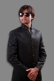 Designer Indian Traditional Black Blazer For Men - BL5054SNT