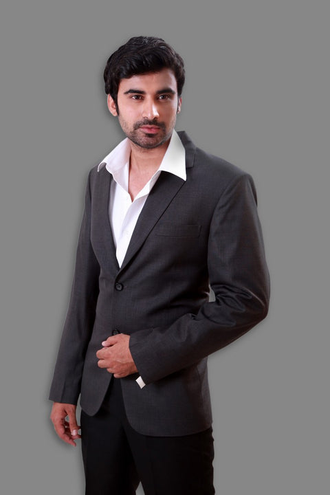 Stylish Rich Grey Blazer For Men - BL5058SNT