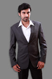 Stylish Rich Grey Blazer For Men - BL5058SNT