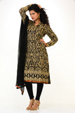 Classy Black Kurti Churidar - Bollywood inspired