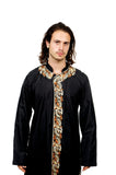 Men in Black Sherwani Kurta Pajama Size 40