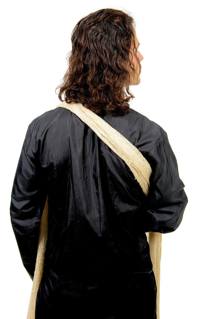 Men in Black Sherwani Kurta Pajama Size 40