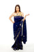 Lovely Blue Ready-Made Pre-Pleated Sari-SNT10281