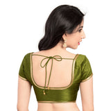 Designer Indian Traditional Mehendi-Green Saree Blouse Choli (CO-193Sl-Mehendi-Green)
