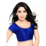 Designer Indian Traditional Royal-Blue Round Neck Saree Blouse Choli (CO-193Sl-Royal-Blue )