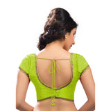 Designer Indian Traditional Pista-Green Sweetheart-Neck Saree Blouse Choli (CO-203-Pista-Green)