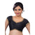 Designer Indian Traditional Black Sweetheart-Neck Saree Blouse Choli (CO-203-Black)