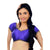 Designer Indian Traditional Royal-Blue Sweetheart-Neck Saree Blouse Choli (CO-203-Royal-Blue)