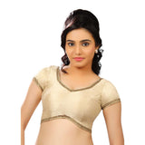 Designer Indian Traditional Skin Color Sweetheart-Neck Saree Blouse Choli (CO-203-Skin)