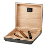 Carbon Fiber Veneer High Gloss Finish 10 Cigar Digital Humidor