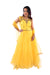 Sunshine Yellow Floor Length Anarkali Gown - 9013