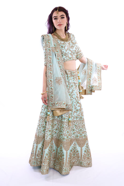 Fully Beaded Bridal Lehenga